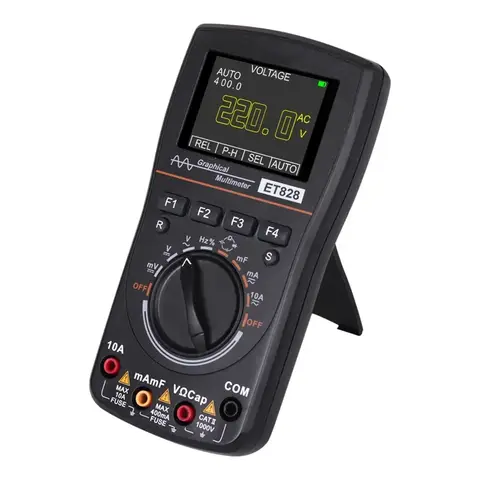 Innovative ET828 Smart Device Combining Advanced Features of Both a Multifunctional OSCILLOSCOPE AND DIGITAL MULTIMETER
