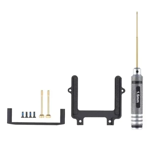 Kit de montaje de cámara, adaptador, placa de montaje con destornillador para Go Hero5, compatible con Zhiyun Rider-M y Z1-Evolution Gimbal