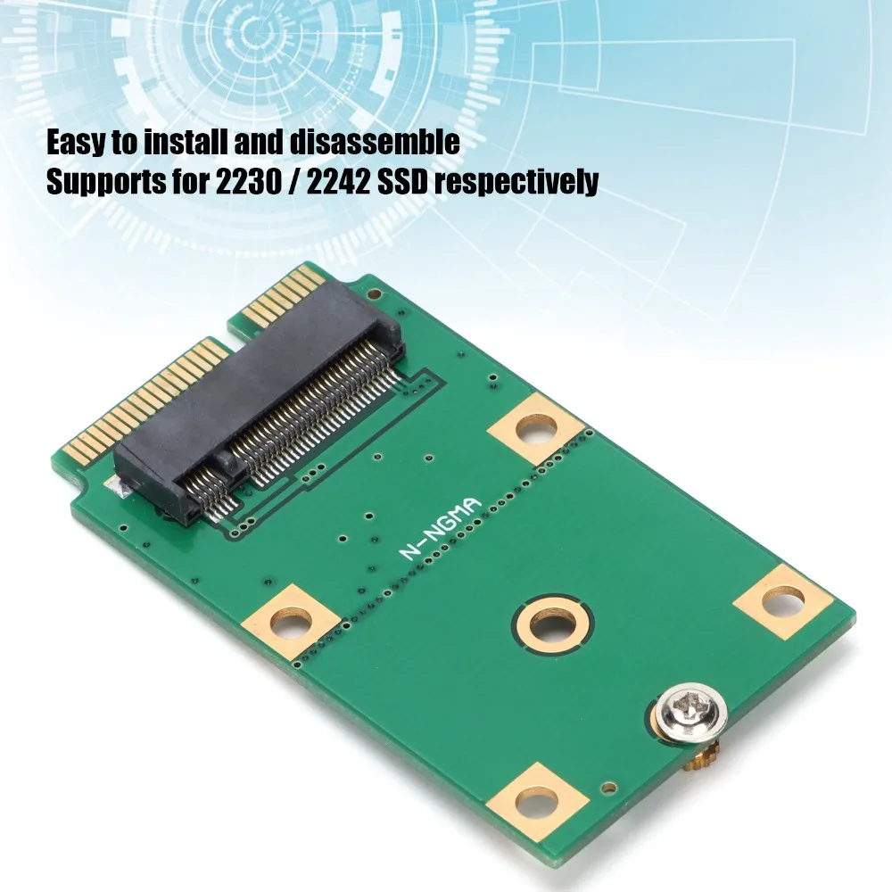High Speed M.2 NGFF SSD To MSATA Adapter Quick Response Widely Used SSD Hard Disk Converter Adapter Card Storage Upgrade