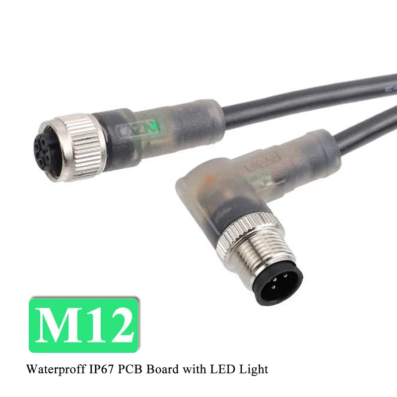 cabo-conector-de-placa-pcb-m12-com-luz-led-a-prova-d'agua-3-4-5-pinos-moldado-por-injecao-macho-e-femea-encaixe-fio-de-tomada-de-aviacao