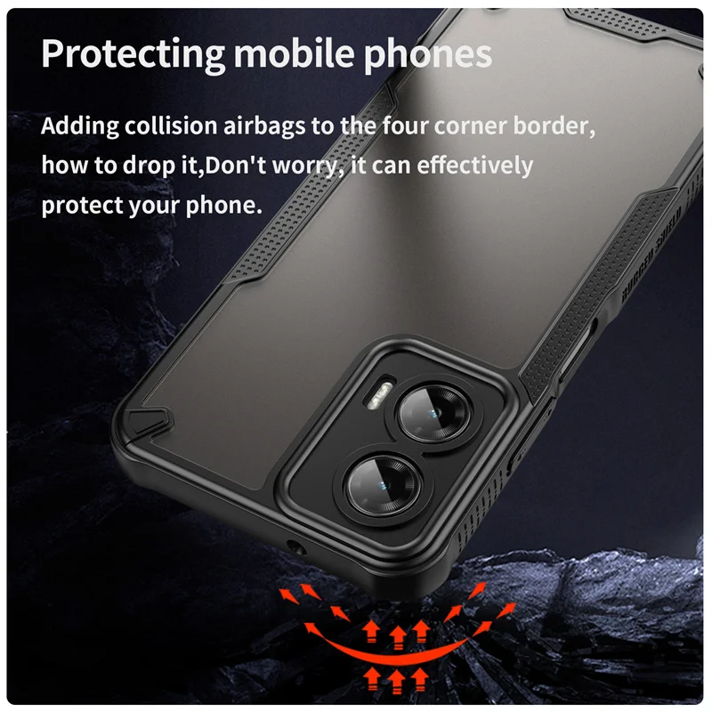Hybrid Rugged Protective Cover For Motorola Moto G35 G55 G75 5G Case Shockproof Coque Fundas Capa