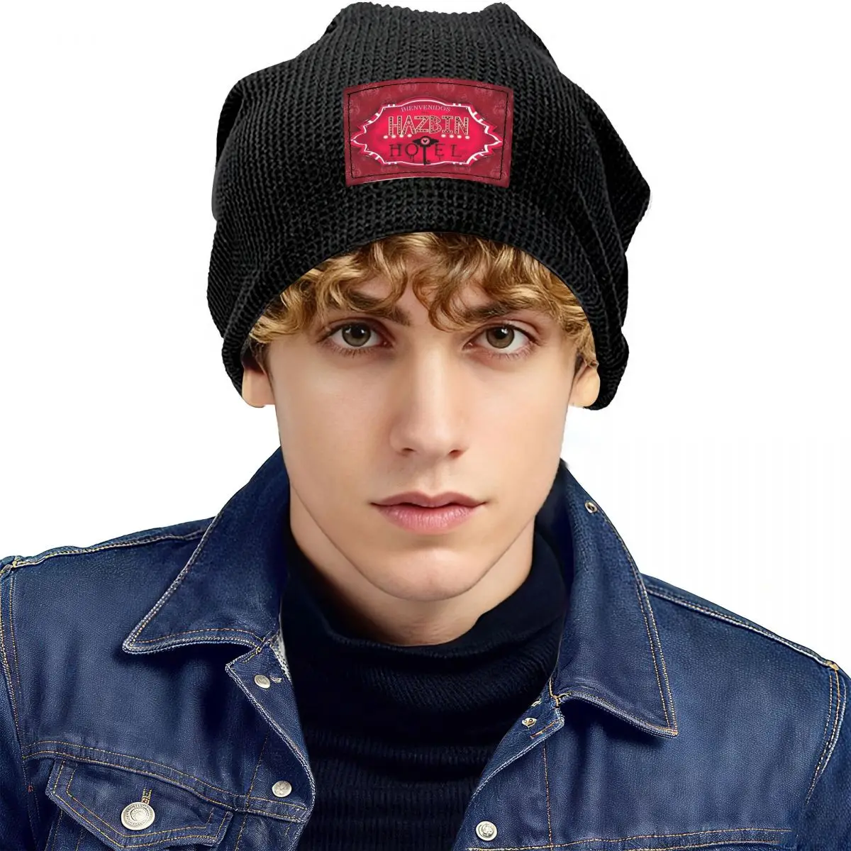 Hazbin Hotels Comedy Anime America Song And Dance Warm Fleece-Lined Cap Hip Hop Bonnet Hat Autumn Winter Outdoor Beanies Hats