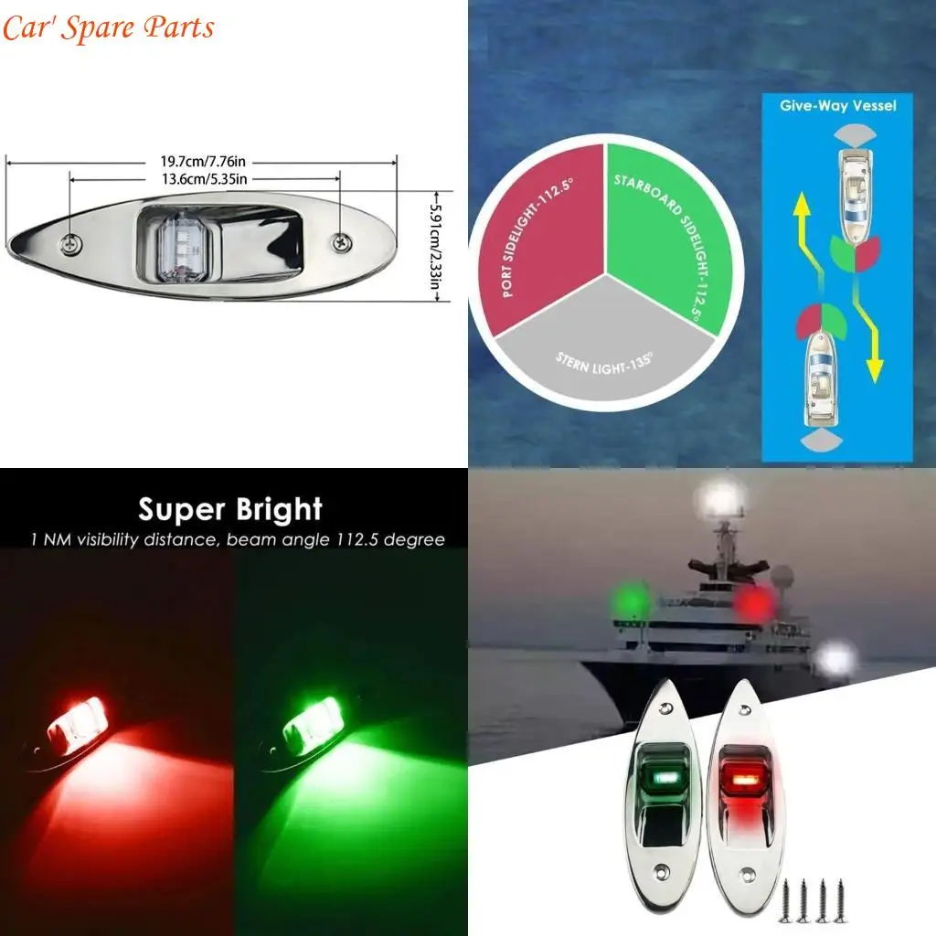 

Y4UA водонепроницаемые светодиодные навигационные сигнальные огни для понтонных лодок и яхт
