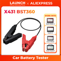 LAUNCH X431 BST360 Car Battery Tester Clip Analyzer 12V Voltage Battery Charging automotive scanner for X431 PROS V Bluetooth