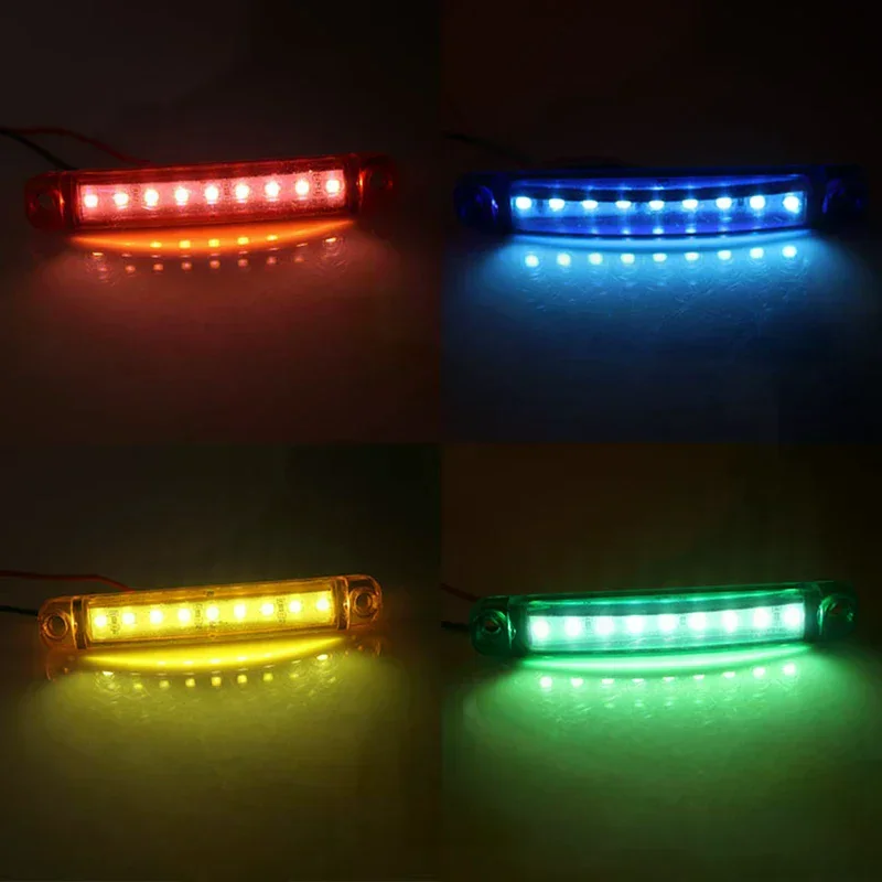 

1PCS 12V-24V Led Side Marker Indicator Car Lights Front Rear For Trucks Cab RV Trailer