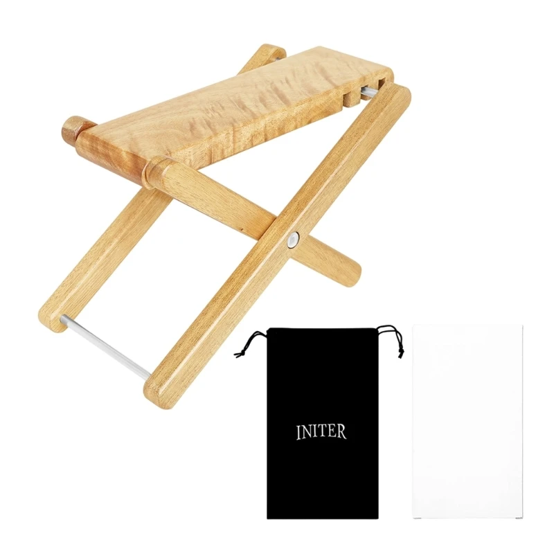 

Professional Guitar Heightening Footstool Light Weight 3 Level Adjustable Leg Rest Foot Pedals Musician Footrest