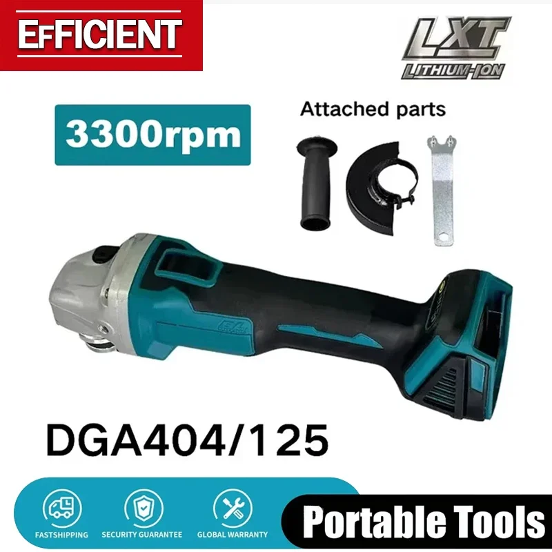 

Аккумуляторная угловая шлифмашина DGA404 125/100 мм, бесщеточная, литиевая, высокомощная, для резки и полировки, совместима с Makita