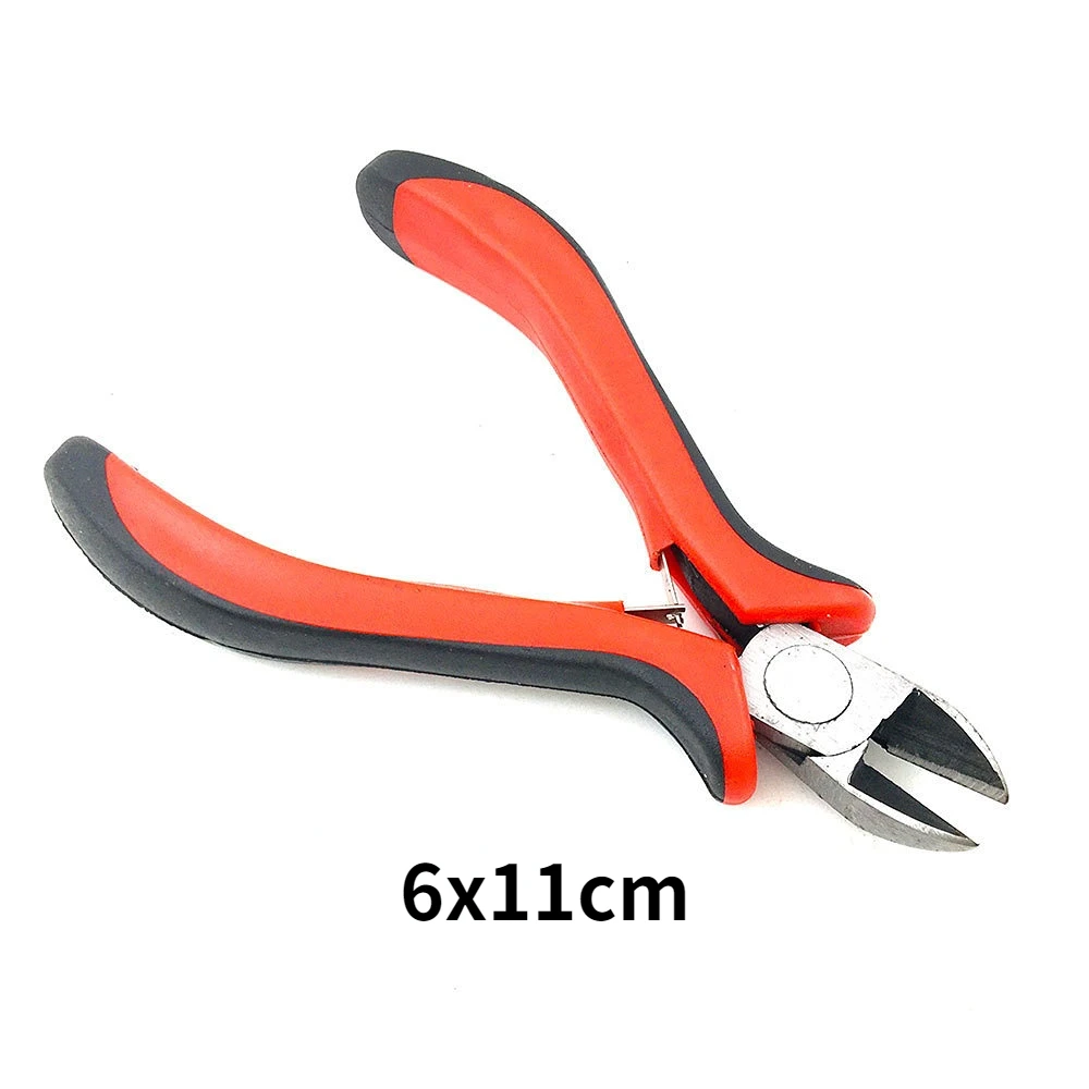 1PCS Mini Metall Diagonal Zange Runde Gebogen Spitz Cutter Für Schmuck Machen Handwerk Perlen Isolierte Zange Hand Werkzeug – Detail 9
