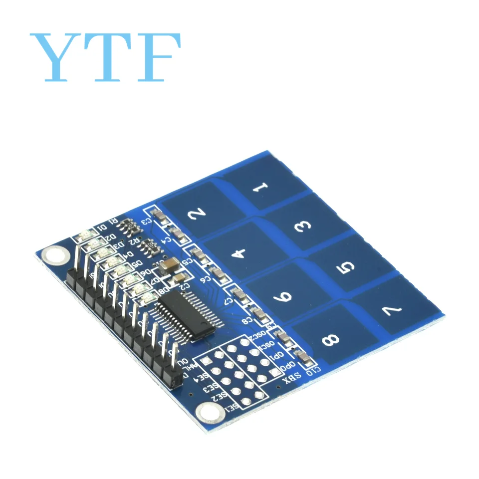 TTP226 8 Channel Digital Capacitive Switch Touch Sensor Module For Arduino
