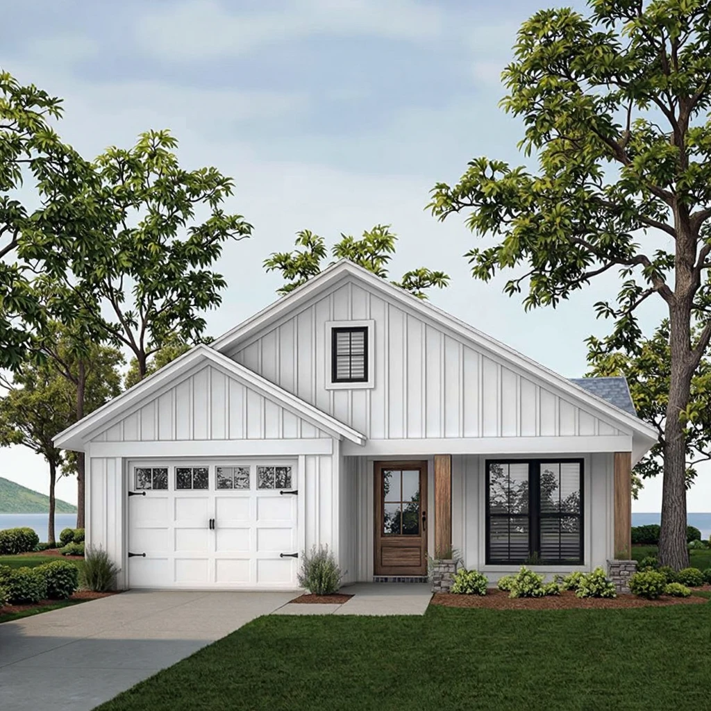 Customized Detached Prefabricated Houses Modern Light Steel Structure Single Family House