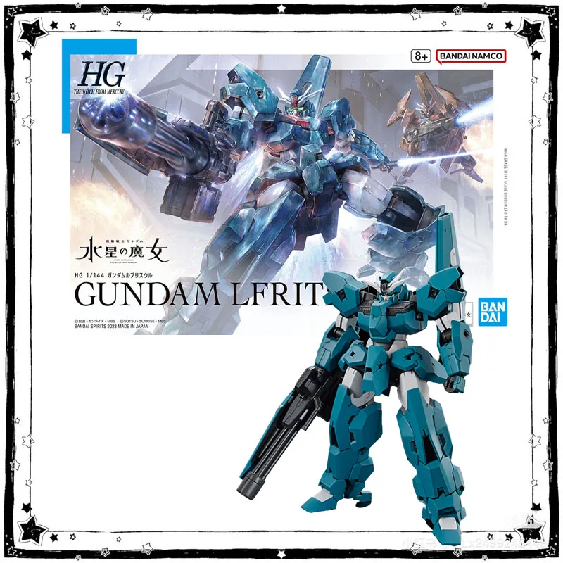 In Stock Bandai Gundam Model Kit Anime Figure HG 1/144 Lfrith Ur Anime Action Figure Collection Assembly Model Boy Toys Gifts