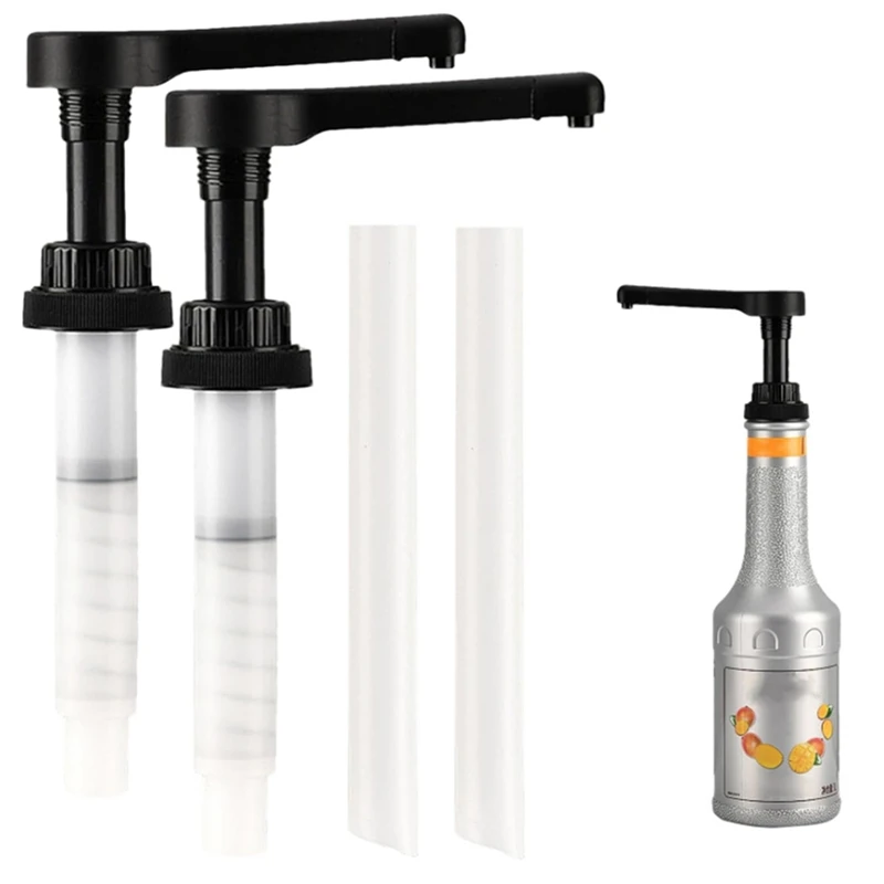 

AA21-Coffee Syrup Pump,10Ml Syrup Bottle Pump,Hand Pressure Syrup Nozzle Pump,Coffee Syrup Pump Dispenser
