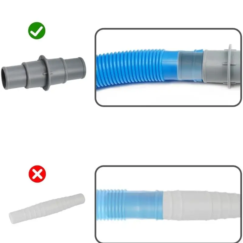 F92F Multifuntional Pool Pool Adapter Adapticter Pool Connector Textura plástico adequado para equipamentos piscina