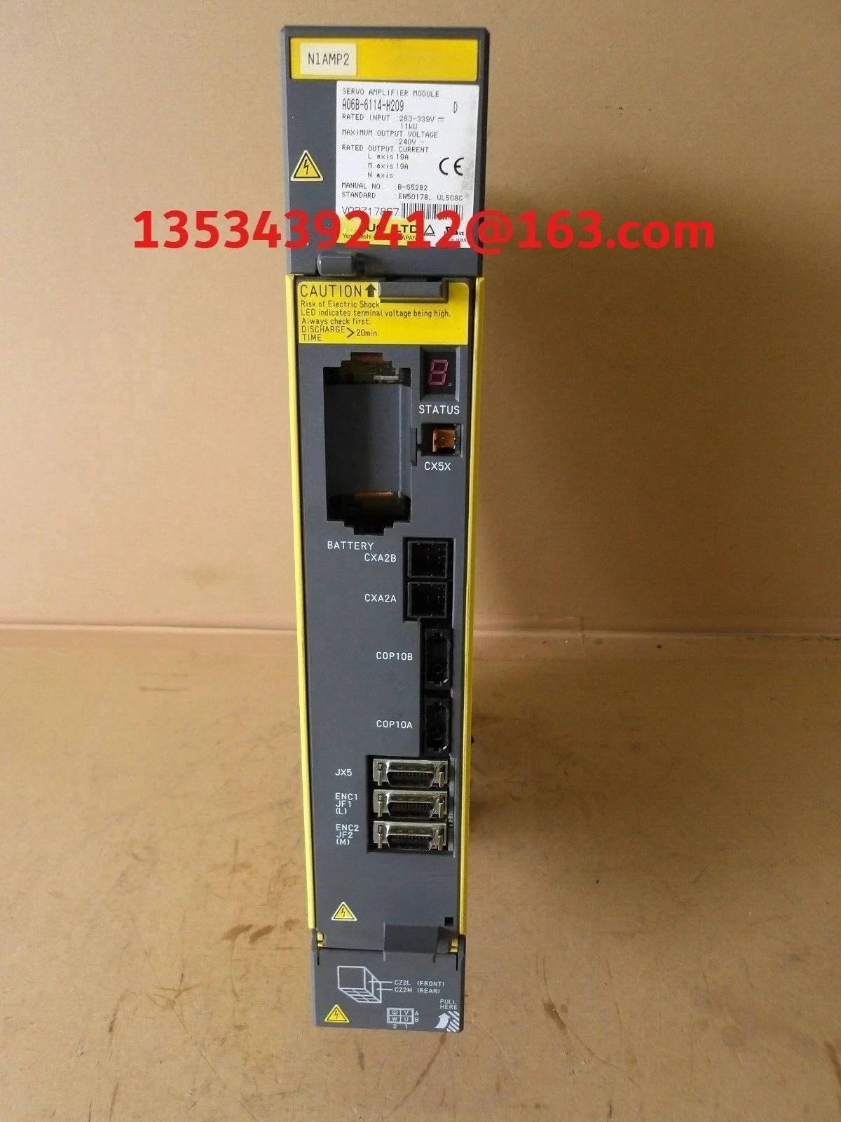 

Для FANUC A06B-6114-H209 Сервоусилитель Сервопривод A06B-6114-H209 Б/у