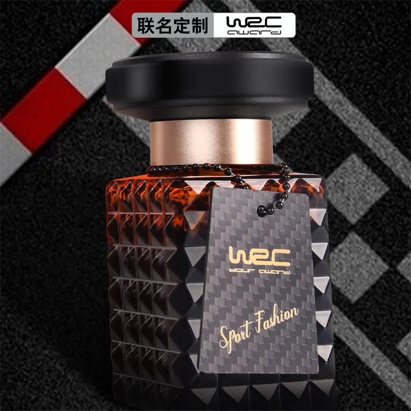 

Wrc Carbon Fiber Car Aromatherapy New Car Perfume Long-Lasting Car Fragrance Purifies the Air High-End Ornaments Armrest Box Cup Holder for Men and Women Scented Tea Charm