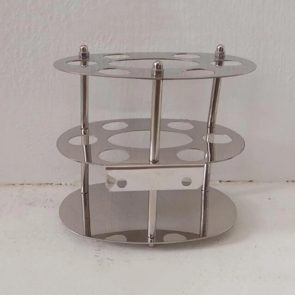 

Toothbrush Holder Stainless Steel Wall Mount Countertop Holds One Toothpaste Six Toothbrushes Bathroom Metal Storage Stand