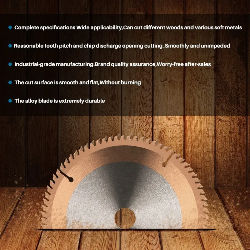 TCT Circular Saw Blade184/185/190mm 20/24/40T Discs TiCN Coating for Woodworking Cutting Power Tool