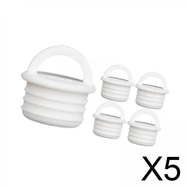 

5x5x Rotating Mop Bucket Drain Plug Parts Replacement Cover Plug for Bathtub 23x19.5mm