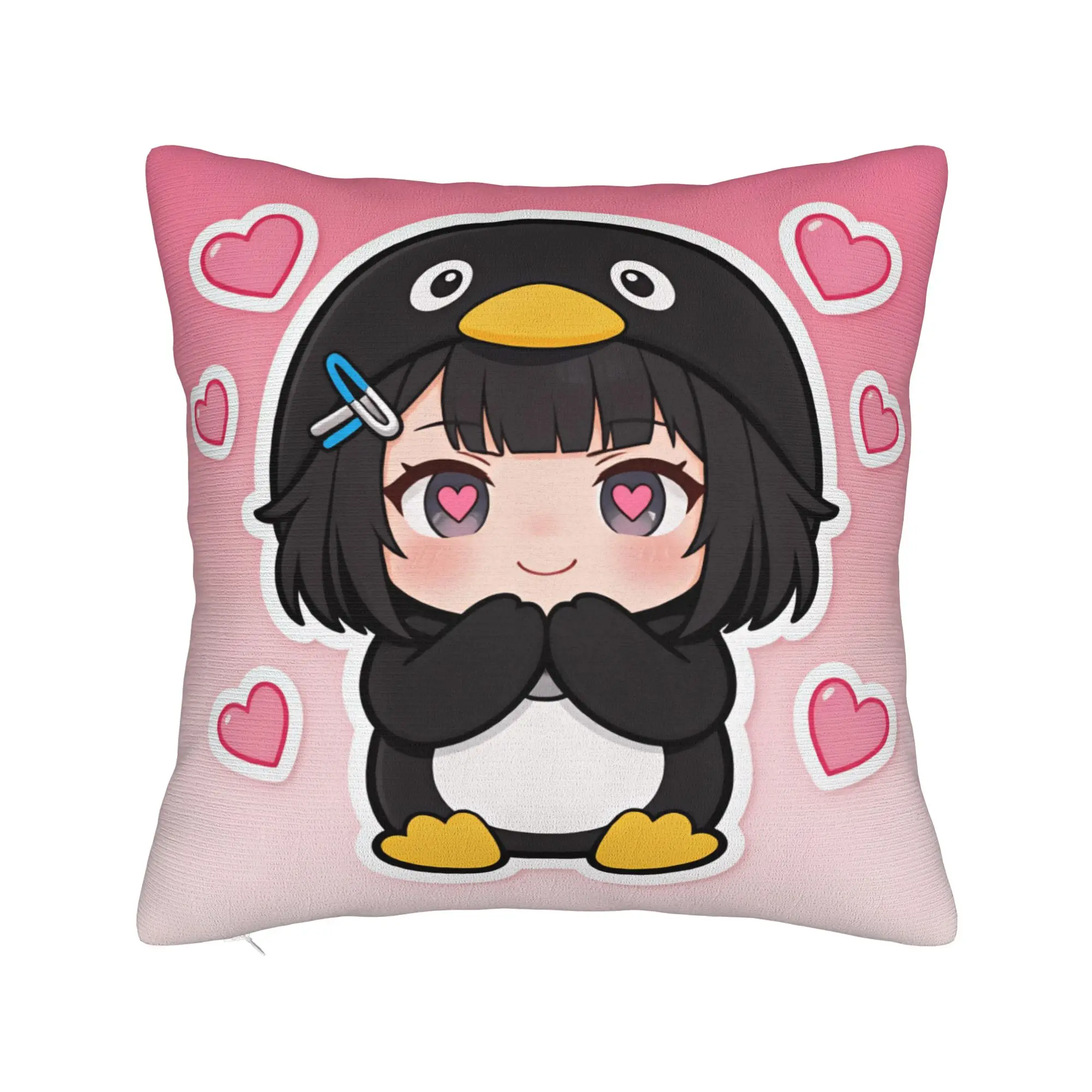 Gugugaga Penguin Arknights Endfield Pillowcases  Fashion Pillow Case For Living Room Bed Chair Print Pillow Cover