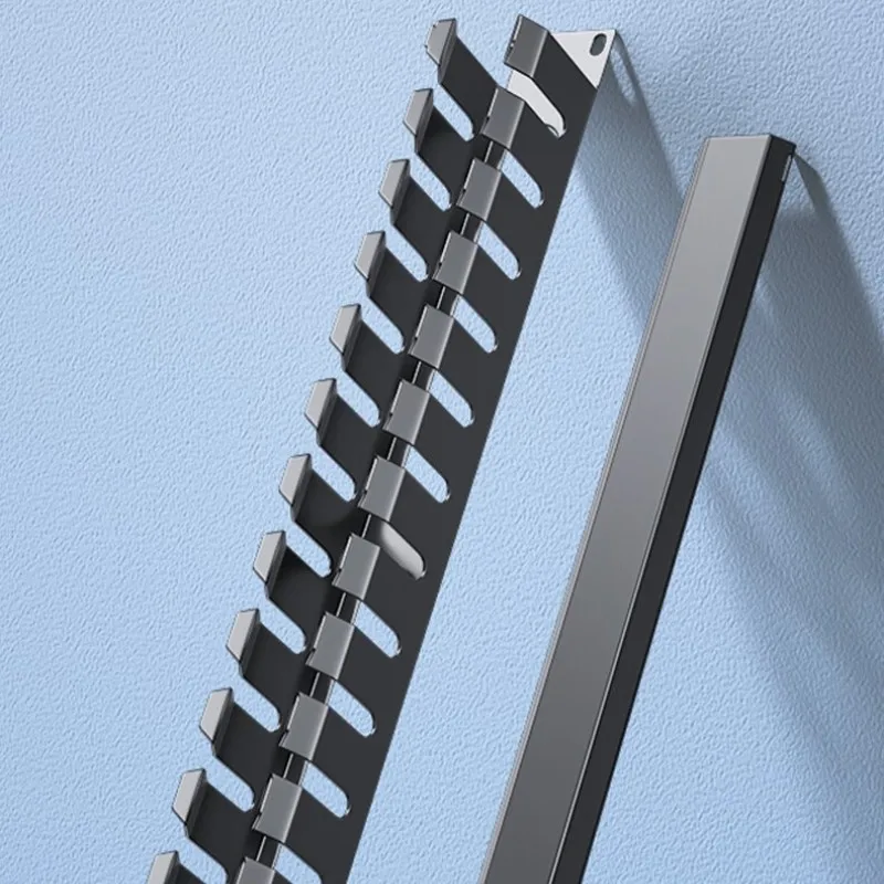 19 Inches Cable Management Rack 12 Level 24 Ports Cabinet Cable Manager Organizer for Computer Room Wiring