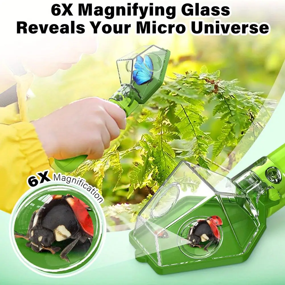 Portable Insect Catcher With Magnifying Outdoor Exploration Display Observer Box Multifunctional Kids Bug Catcher Insect Trap