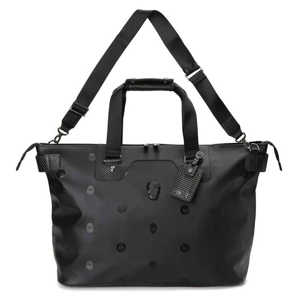 

2026 Waterproof Golf Tote Bag Large Capacity Carbon Fiber Pattern Sports Handbag Unisex Short Trip Gym Luggage Bag