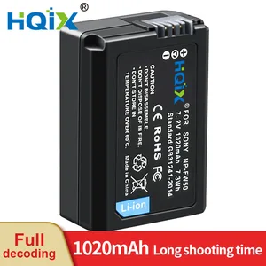 HQIX Ladegerät Batterie für Sony, ZV-E10, RX10, A7RII, A7SI, A7R, A7S, A6500, A6400, A6300, A6100, A6000, A5100, A5000, A3000, A55, NP-FW50 Kamera 12 Hauptverkauf Batterie Sony A6000 - №10