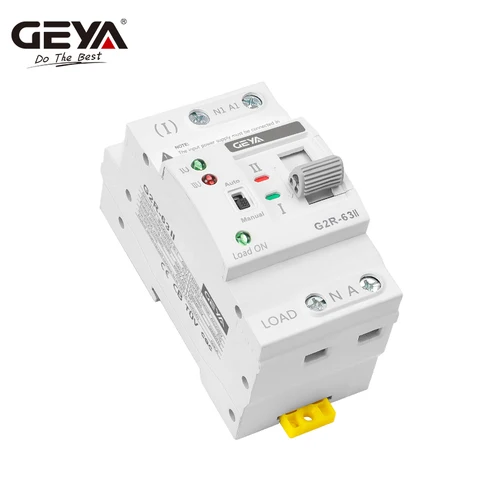 Автоматический переключатель GEYA G2R 25/40/63А 110/220В — фото товара