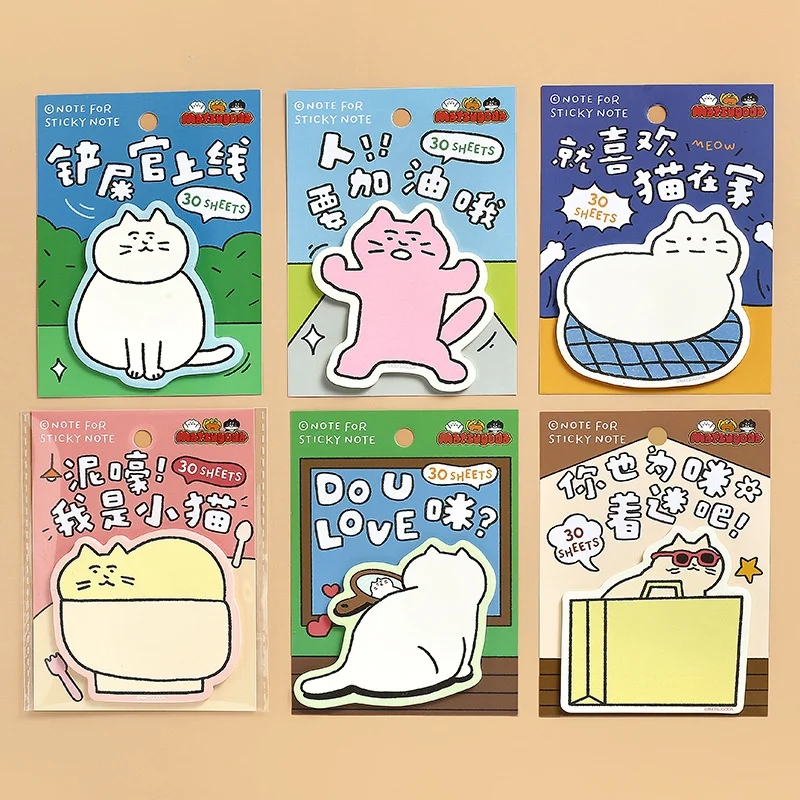 32-piezas-lote-bloc-de-notas-kawaii-de-gato-lindo-bloc-de-notas-de-oveja-etiquetas-de-papeleria-marcapaginas-post-its-utiles-escolares