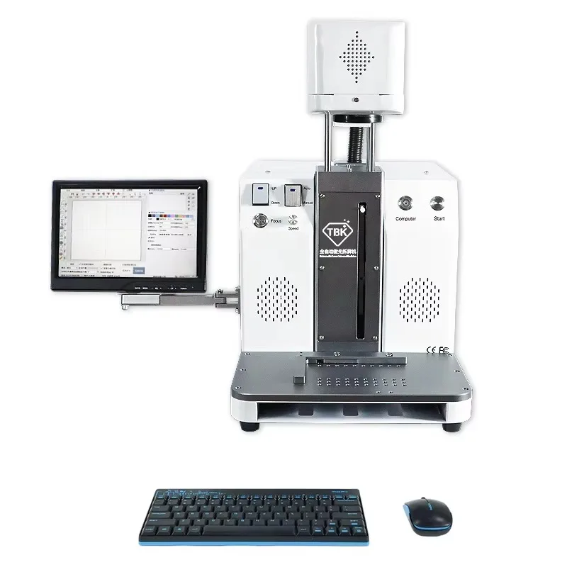 

TBK 958C Lase r Screen Breaker Marking Machine Automatic LCD Touch Screen Separator Engraving Machines for Back Cover