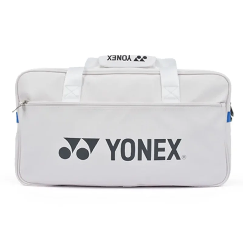 YONEX-Sac de sport pour raquette de badminton en cuir de vachette lisse, sac lancé par le champion, grande capacité, peut contenir 2-3 raquettes de tennis, haute qualité