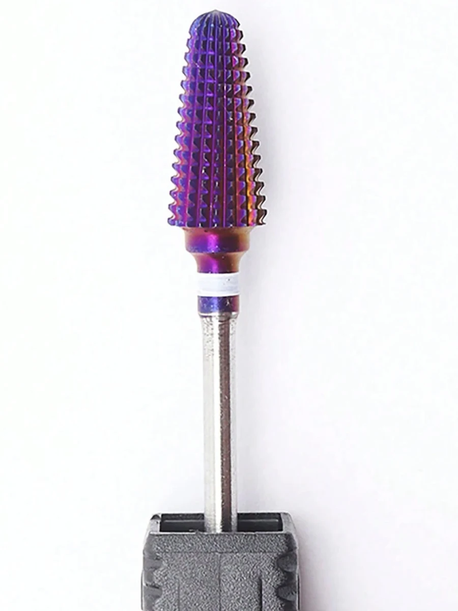 5-in-1-Nagelbohrer, 3/32 Zoll Hartmetall-Sicherheitsbits, schnelles Entfernen von Nagelhaut, Acrylgel, Polieren, Maniküre, Pediküre