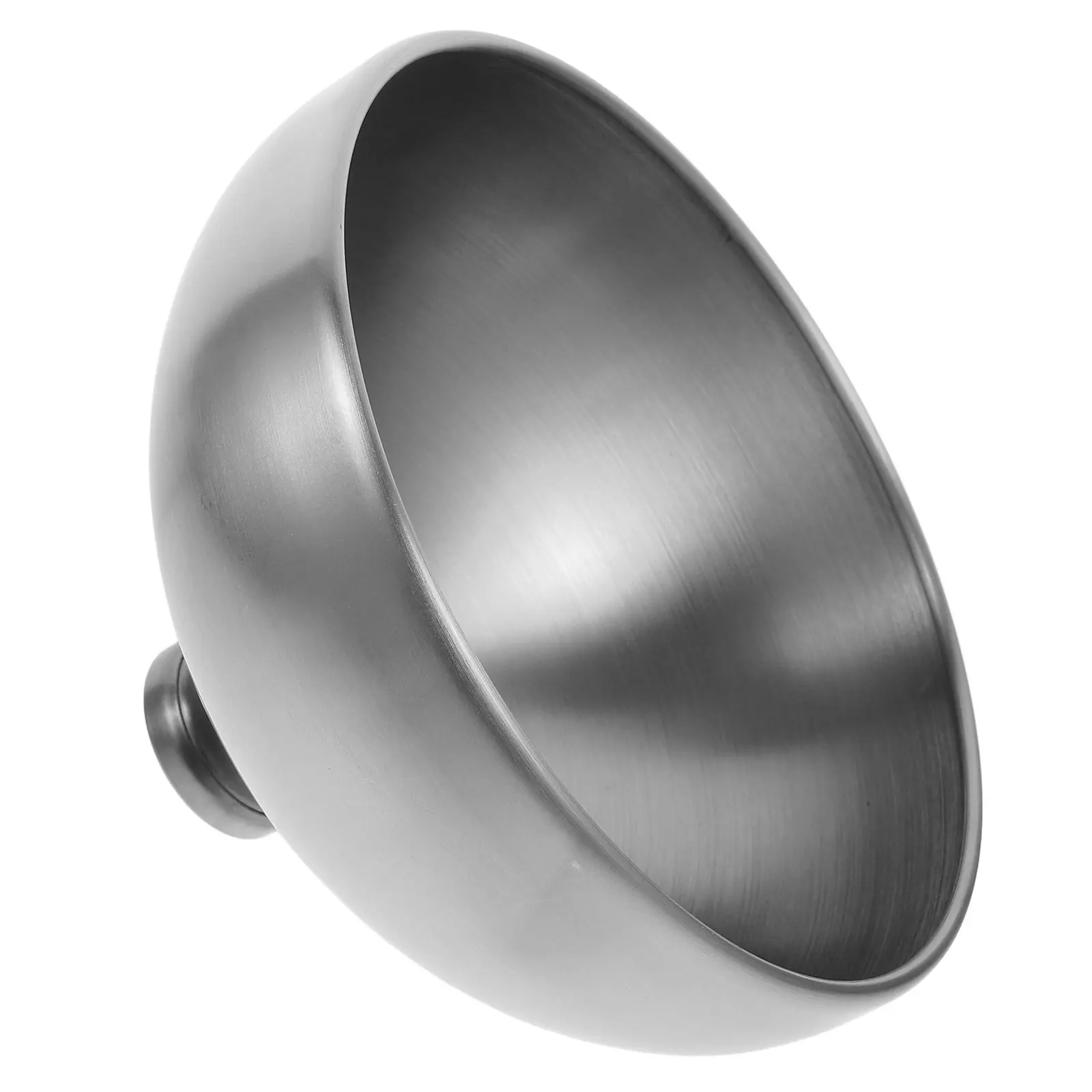 Round Stainless Steel Food Dome Cover 6.68inch 17Cm Silver Heat Retention Lid for Griddle Steak Burger Sandwich Cake Serving