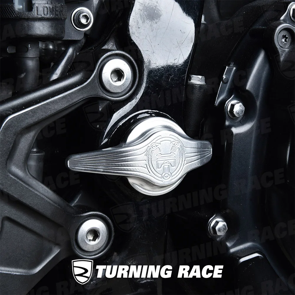 

For Kawasaki Z900RS / CAFE / SE 2018–2026 CNC 3D Frame Pivot Cover Cap Set Aluminum Decorative Plug Protector Accessories