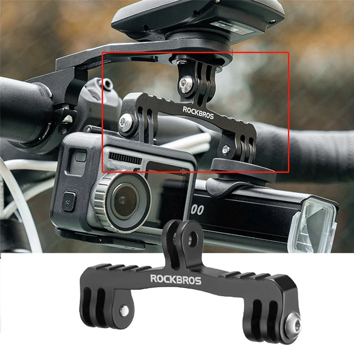 BAAU 2X Bicycle Speedometer Extension Bracket GPS Bike Mount Mount Computer Bike Accessories Mount