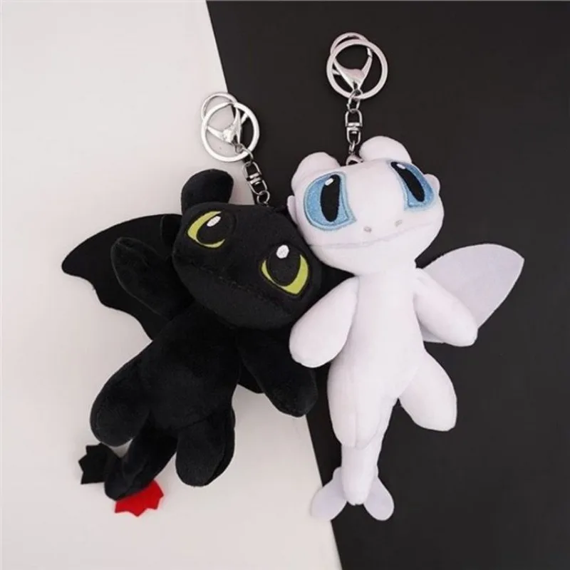 Toothless Creative Pendant Plush Keychain Cartoon Peripheral Dolls School Bag Accessories Friends Children Christmas Gifts