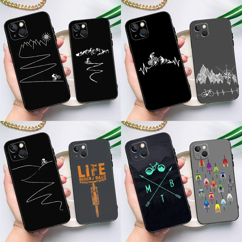 MTB Mountain Bike Cycling Bicycle Case For Samsung Galaxy A13 A33 A53 A16 A36 A56 A15 A35 A55 A14 A34 A54 A12 A32 A52 A17 A57