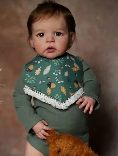 DLS 25インチ リボーンドールキット サンディ 幼児キット 未完成 DIY ドールパーツ 布製ボディ付き