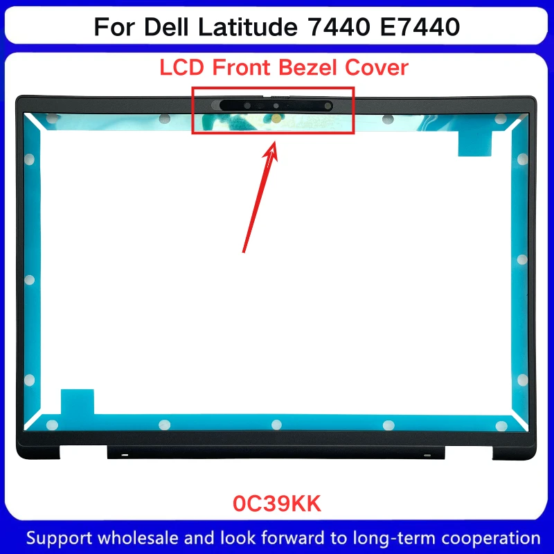 ใหม่สําหรับ Dell Latitude 7440 E7440 LCD ด้านหน้าฝาครอบ 0TDNRN/0TVHTD แล็ปท็อป C พร้อมคีย์บอร์ด