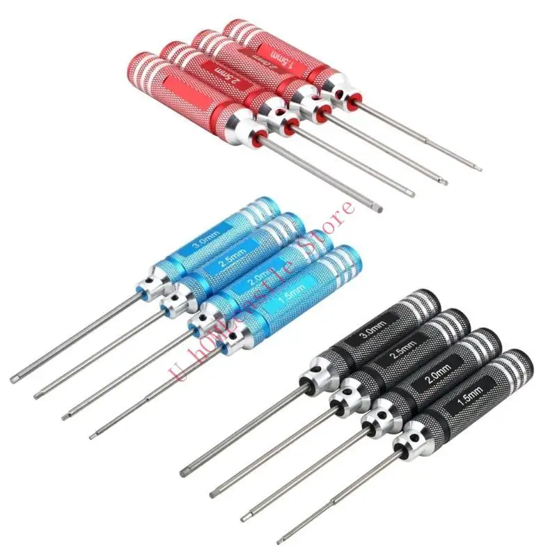 

63HF Tool Steel Material Mainly Used for Model Aircraft Screwdriver Sets 4-piece