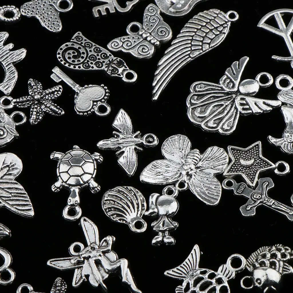 Alloy Assorted Charms Pendants Steampunk Jewelry Making Kits for Scrapbooking and Wedding Decorations Projects