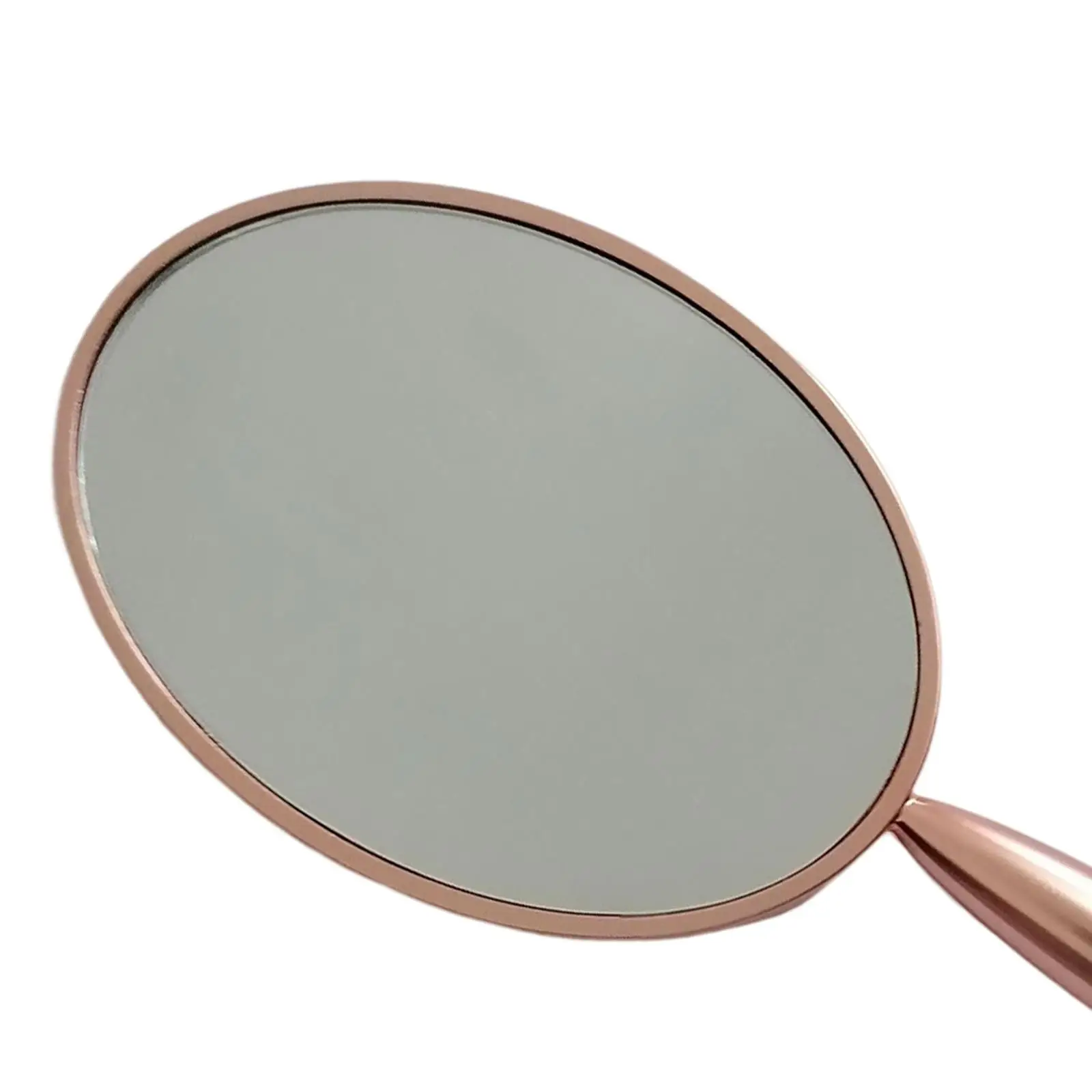 Hand Mirror with Handle Pocket Compact Mirror Oval Makeup Mirror Frame Personal