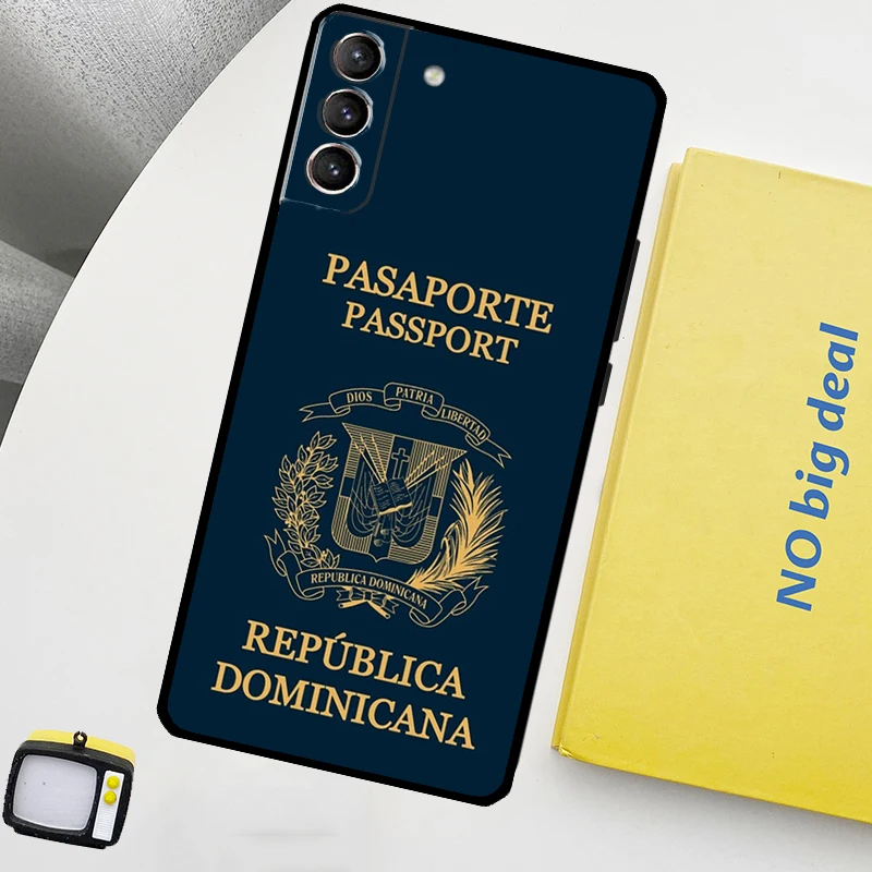 Dominican Republic Flag Funda For Samsung Galaxy S22 Ultra S23 FE S9 S10 Note 10 Plus Note 20 Ultra S20 S21 FE Case