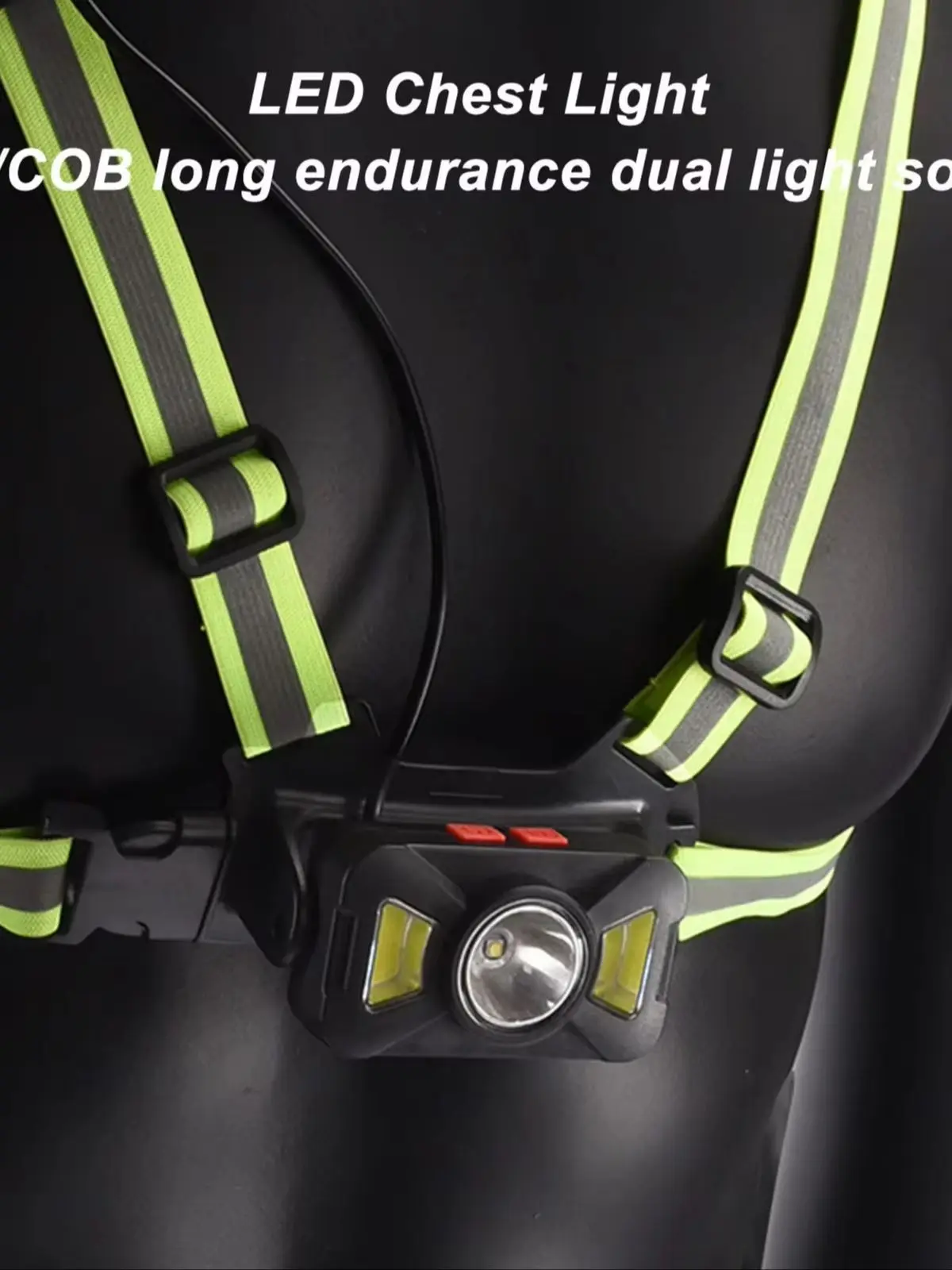 AliExpress niumuliu D5 Outdoor Night Running Chest Head Lights Dual Light Sources Cycling Sport Lighting Head Lamp Torch for Walking Jogging Camping