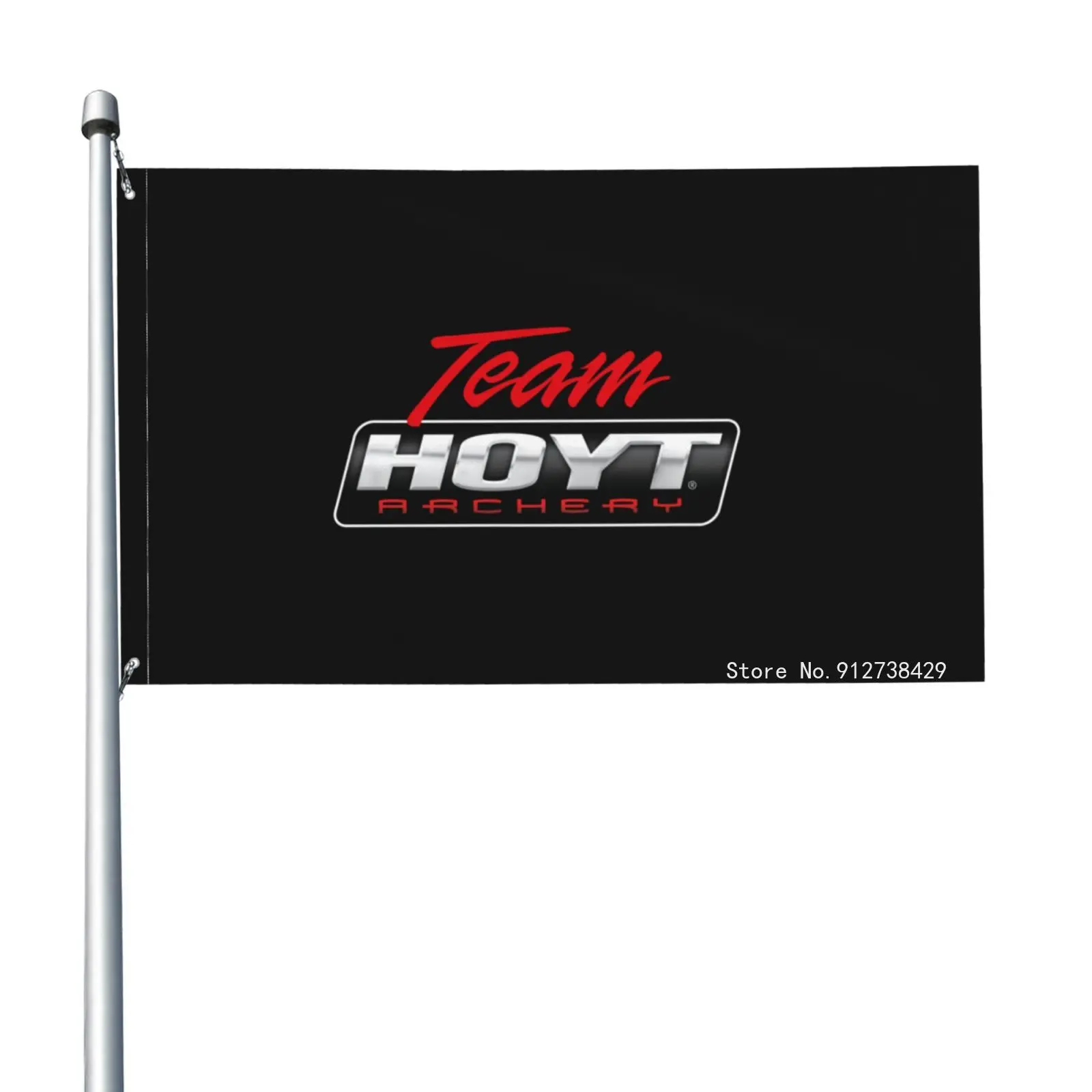 Team Hoyt Archery Logo Symbol Hunting Hunter Flag Banner Party Activity Sports Club Sport Outdoor Sports Advertisement