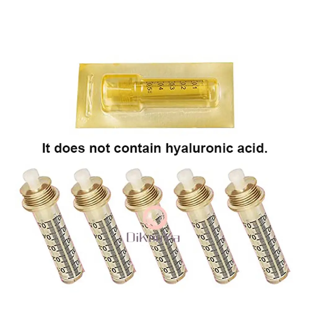0.5ML Disposable No Needle Ampoule Head Syringe For Lip Enhancement Injection Wrinkle Removal Filler Hyaluron Pen Mesotherapy Gu