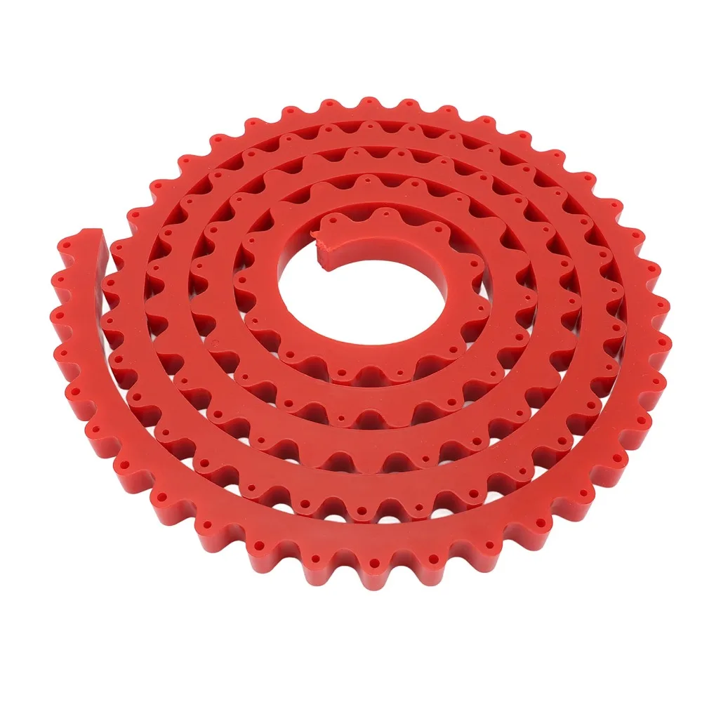 

39 Inch​ Flexible Curve Template​ Red​ Gear Driven​ Router Template​ Adjustable​ Flexible Material​ Curve Shaping Template​