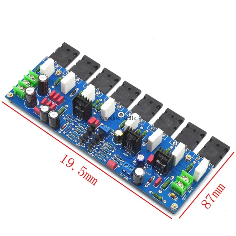 1 個 TTA1943 TTC5200 真空管アンプ 200 ワット HiFi パワーボードクラス AB サウンド Amplificador