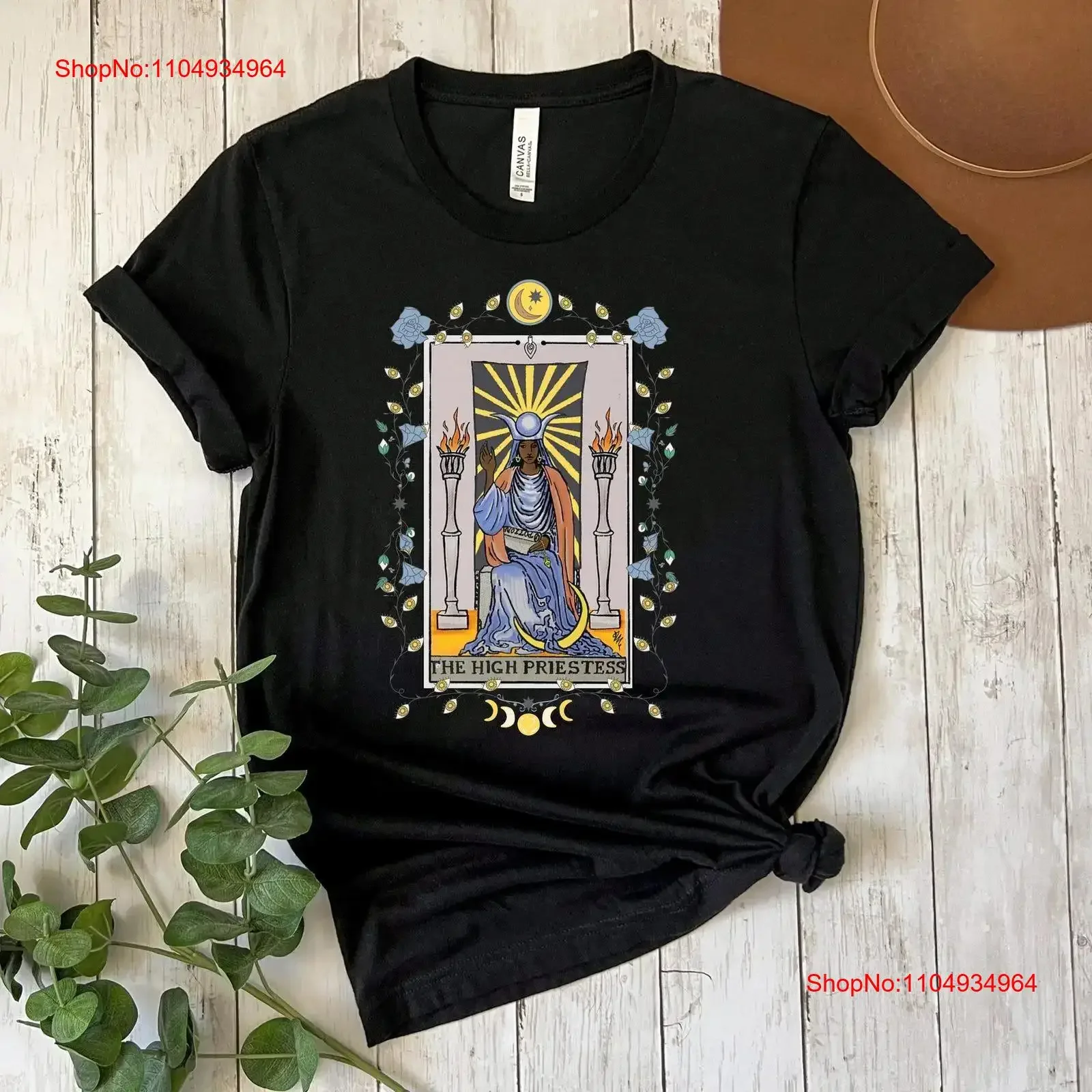 

The high priestess T Shirt Agatha All Along WandaVision Inspired gift Halloween Tarot Stocking stuffer vintage Washed