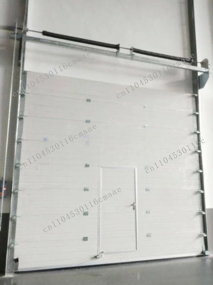 Electric rolling shutter door flap industrial door bottom wheel bracket knife brake door panel lanyard anti-break device